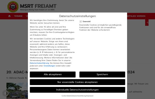 Vorschau von msrt-freiamt.de, Motorsport-Racing-Team Freiamt e.V. im ADAC