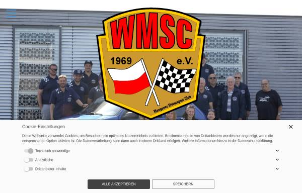 Vorschau von www.wmsc.de, Wangener Motor-Sport Club e.V. im DMV