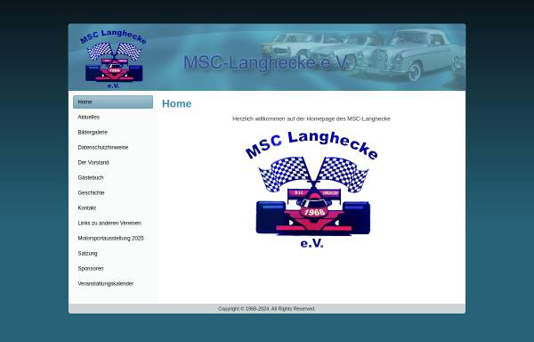 Vorschau von msc-langhecke.de, MSC Langhecke