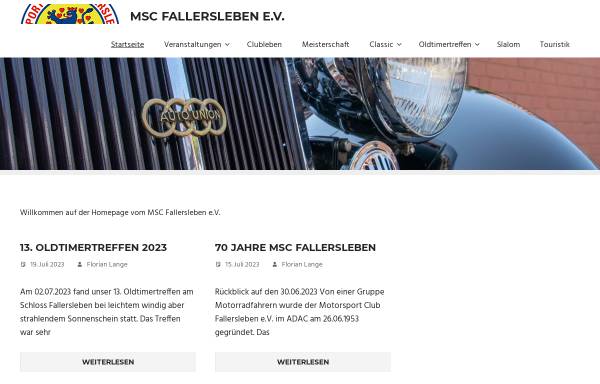 Vorschau von www.msc-fallersleben.de, MSC Fallersleben e.V. im ADAC