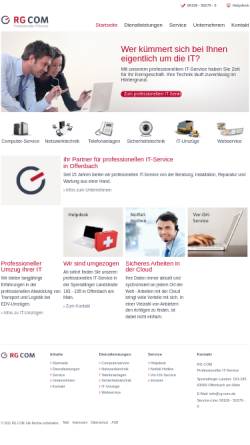 Vorschau der mobilen Webseite rg-com.de, Robert Gazda RG Com