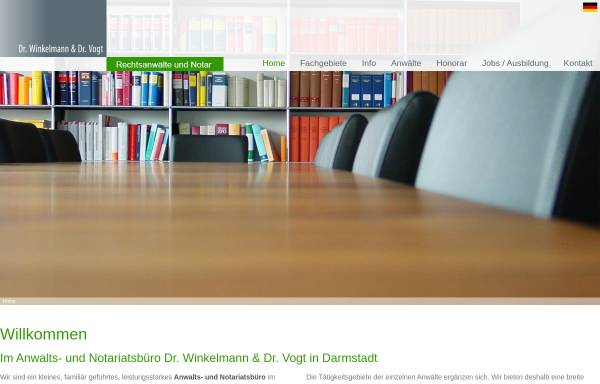 Vorschau von www.jusda.de, Winkelmann, Dr. & Dr. Vogt, Sozietät