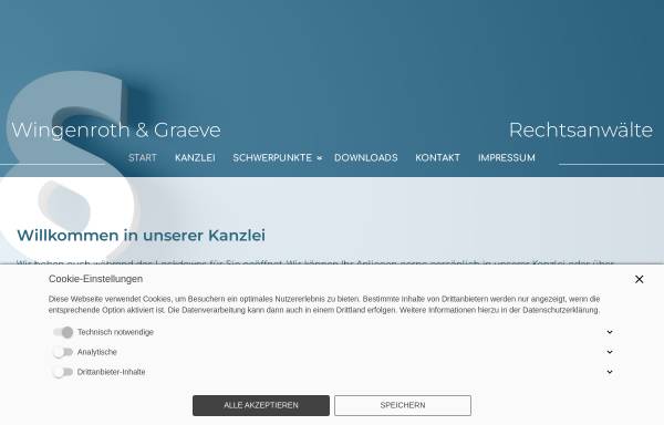 Vorschau von www.wingenroth-graeve.de, Wingenroth und Graeve, Rechtsanwälte