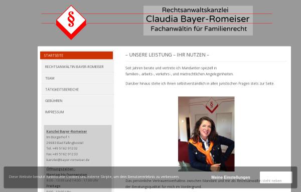 Vorschau von www.bayer-romeiser.de, Bayer-Romeiser Claudia