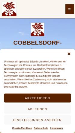 Vorschau der mobilen Webseite www.flaeming-kartoffel-gmbh.de, Cobbelsdorf-Fläming-Kartoffel-Handels GmbH