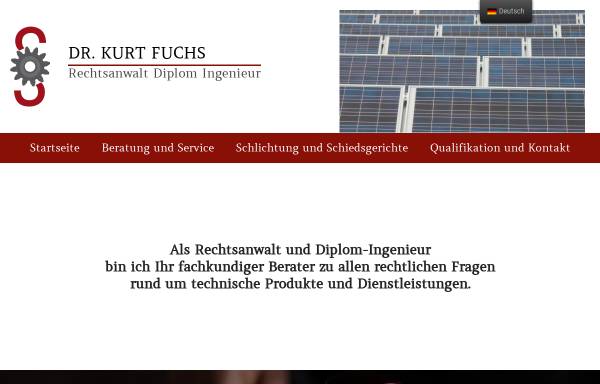 Vorschau von www.recht-und-technik.com, Fuchs, Dipl.-Ing. Kurt