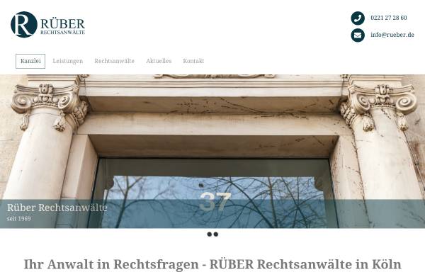 Vorschau von rueber.de, Rüber Rechtsanwälte Steuerberater GbR