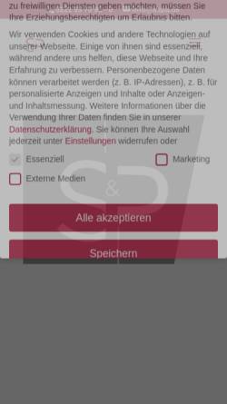 Vorschau der mobilen Webseite www.ssp-advice.de, Strauch, Schuster & Partner