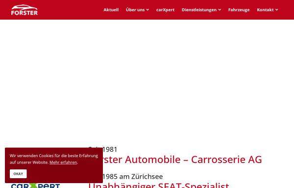 Vorschau von www.forsterautomobile.ch, T. Forster Automobile AG