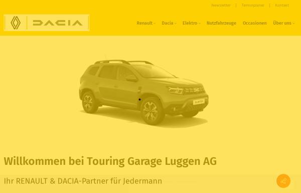 Vorschau von www.touringgarage-luggen.ch, Touring-Garage Luggen AG
