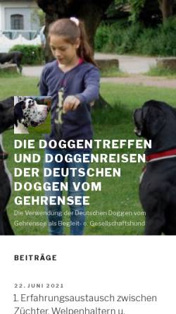 Vorschau der mobilen Webseite www.deutsche-doggen.de, Deutsche-Doggen.de