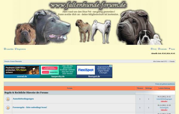 Faltenhund-Forum