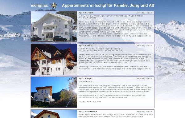 Vorschau von www.ischgl.ac, Ski- und Funsportarena Ischgl Samnaun