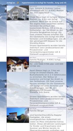 Vorschau der mobilen Webseite www.ischgl.ac, Ski- und Funsportarena Ischgl Samnaun