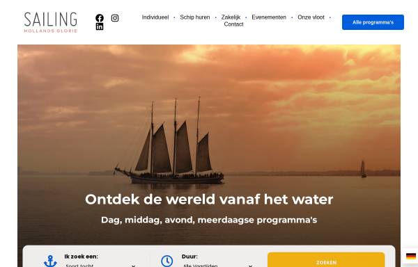 Vorschau von www.sailing.nl, Holland Zeil Charters