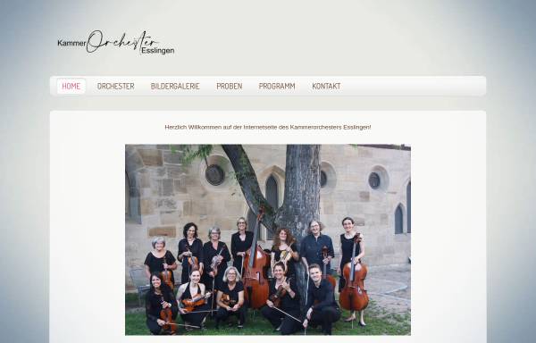 Vorschau von www.kammerorchester-esslingen.de, Kammerorchester Esslingen