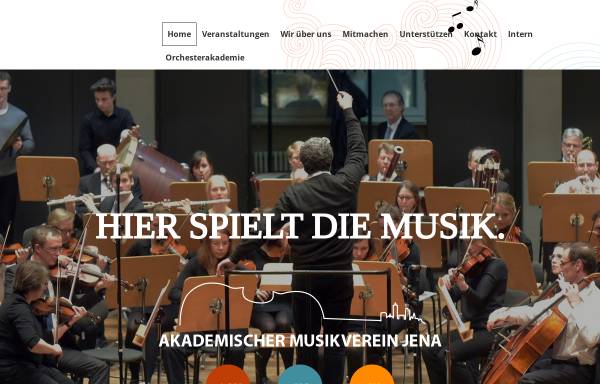 Vorschau von aov.mleo.net, Akademische Orchestervereinigung Jena