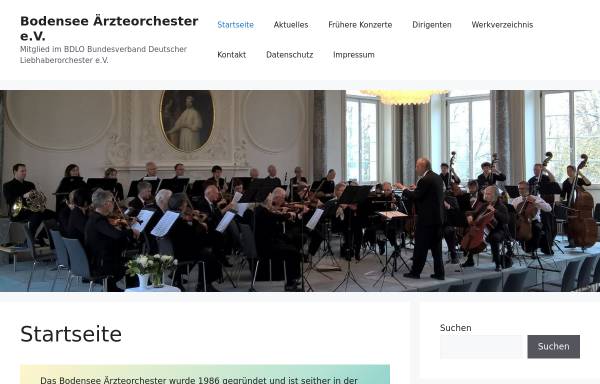 Vorschau von bodensee-aerzteorchester.de, Bodensee Ärzteorchester e.V.