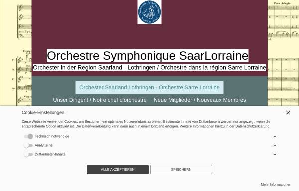 Vorschau von www.orchestre-symphonique.de, Orchestre Symphonique SaarLorraine