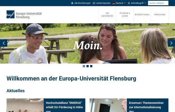 Vorschau von www.uni-flensburg.de, Universität Flensburg