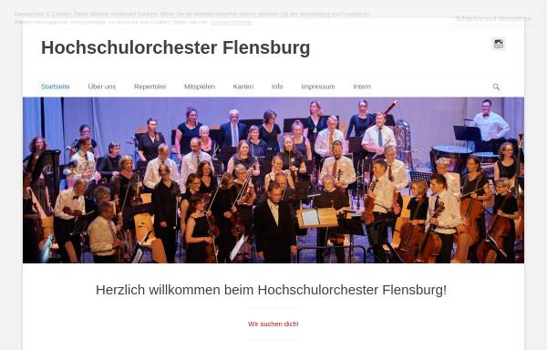 Vorschau von hochschulorchester-flensburg.de, Hochschulorchester Flensburg e.V.
