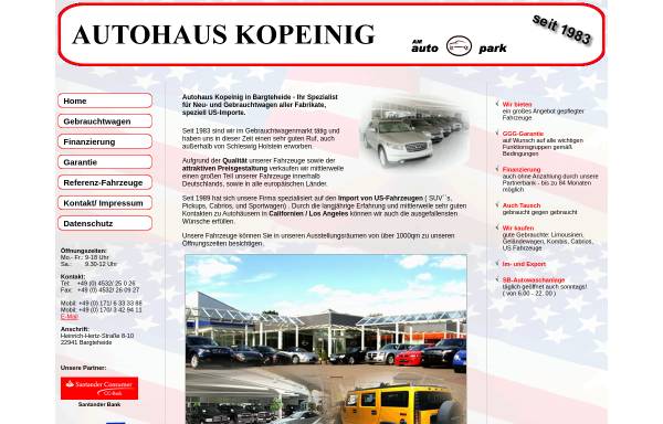 Vorschau von www.autohaus-kopeinig.de, Autohaus Kopeinig