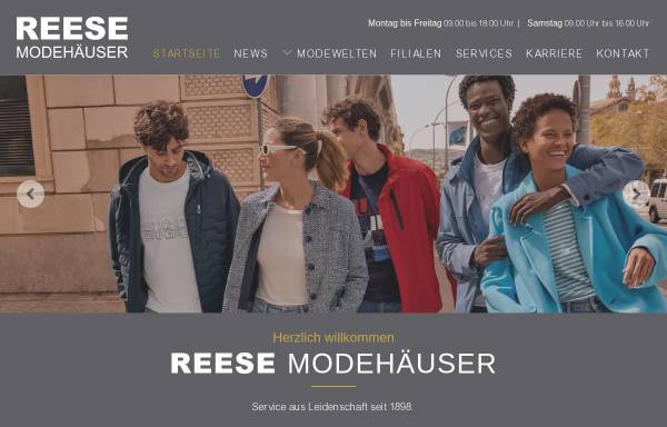 Vorschau von www.reese-moden.de, Reese Moden, Wilhelm Reese OHG