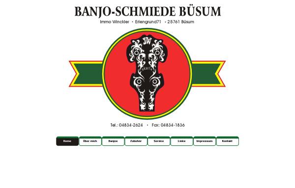 Vorschau von www.banjo-schmiede.de, Banjo-Schmiede