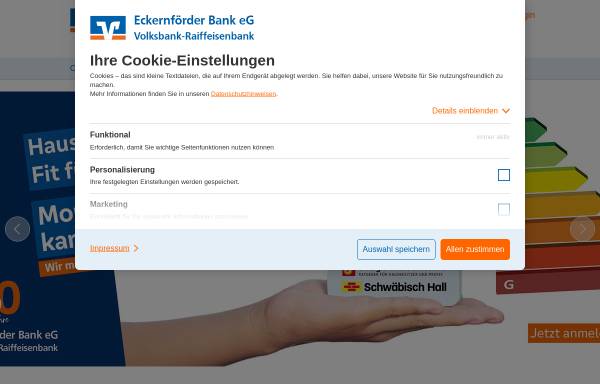 Eckernförder Bank eG - Volksbank-Raiffeisenbank