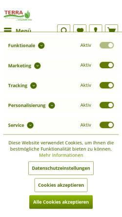 Vorschau der mobilen Webseite www.baumschule-ramcke.de, Baumschule Ramcke