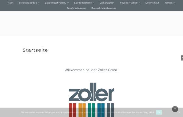 Vorschau von www.zoller-gmbh.de, Uwe E. Zoller GmbH