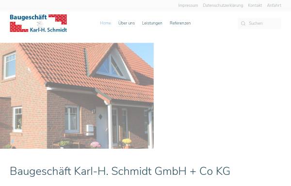 Vorschau von www.schmidt-haus.de, Baugeschäft Karl-H. Schmidt
