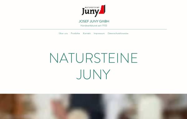 Vorschau von www.naturstein-juny.de, Naturstein Juny GmbH