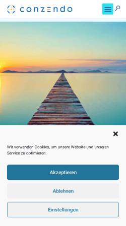 Vorschau der mobilen Webseite conzendo.de, Conzendo Jürgen Weist