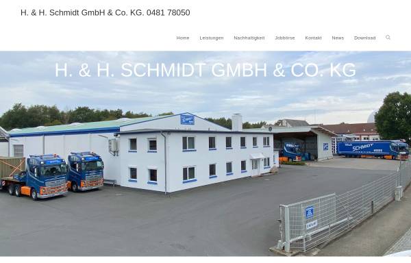 Vorschau von www.schmidt-heide.de, H. u. H. Schmidt GmbH & Co KG.