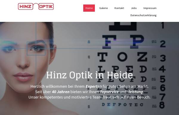 Vorschau von www.hinz-optik.de, Hinz Optik GmbH
