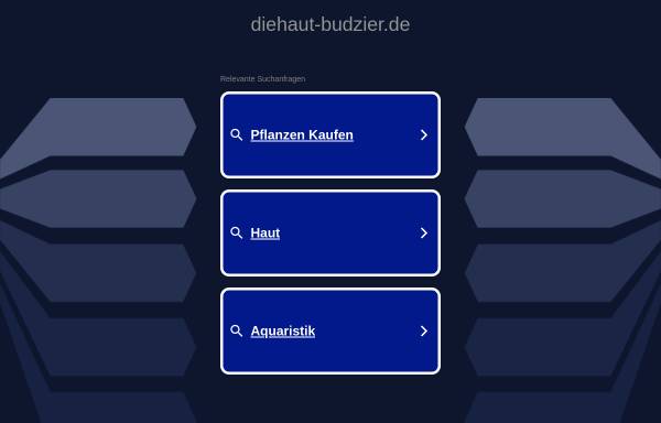 Vorschau von www.diehaut-budzier.de, Budzier KG