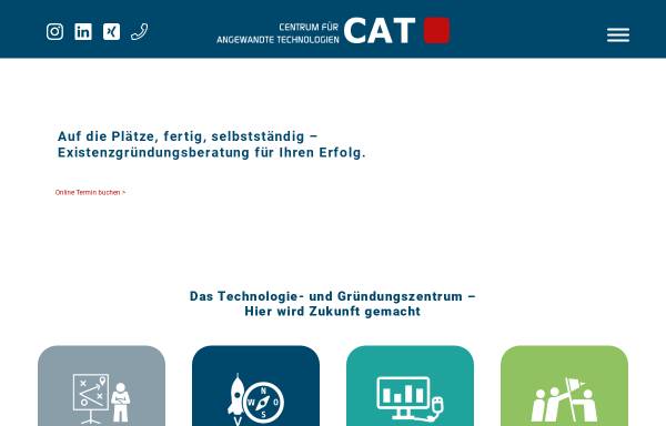 Vorschau von www.cat-meldorf.de, Centrum für Angewandte Technologien GmbH (CAT GmbH)