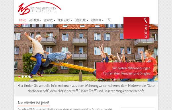 Vorschau von www.wo-di.de, Wohnungsunternehmen Dithmarschen eG.
