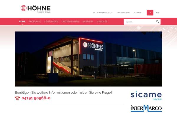 Vorschau von www.hoehne.de, Höhne GmbH