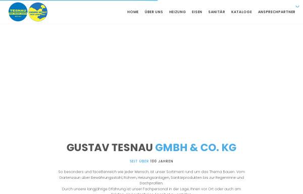 Vorschau von www.tesnau.de, Gustav Tesnau GmbH & Co. KG