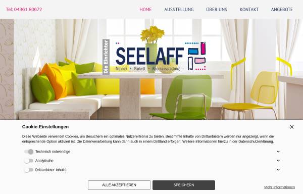 Vorschau von www.seelaff.de, Selaff Raumgestaltung