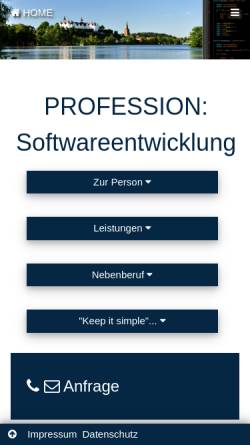 Vorschau der mobilen Webseite www.uwejans.de, Uwe Jans