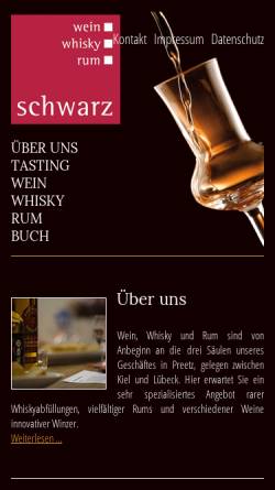 Schwarz - Wein Whisky Musik