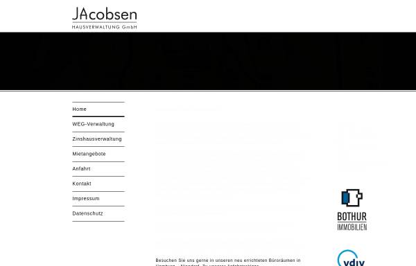 Vorschau von www.hausverwaltung-jacobsen.de, Hausverwaltung Jacobsen & Jacobsen