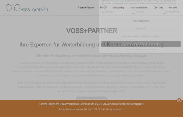 Vorschau von voss-training.de, Voss+Partner GmbH