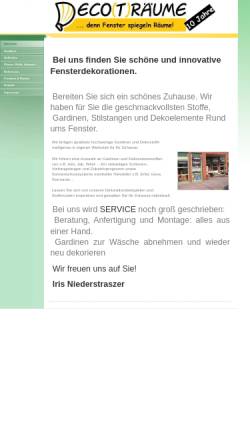 Vorschau der mobilen Webseite www.decotraeume.de, Deco(t)räume