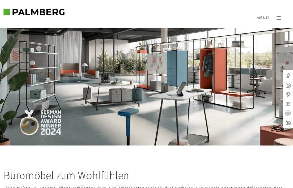 Vorschau von www.palmberg.de, Palmberg Büroeinrichtungen + Service GmbH