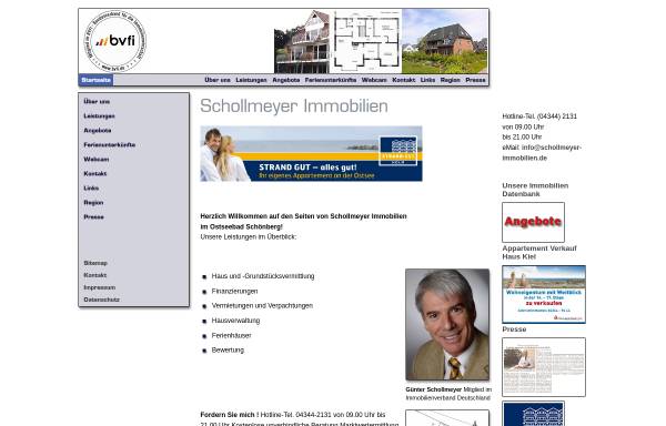 Vorschau von www.schollmeyer-immobilien.de, Schollmeyer Immobilien