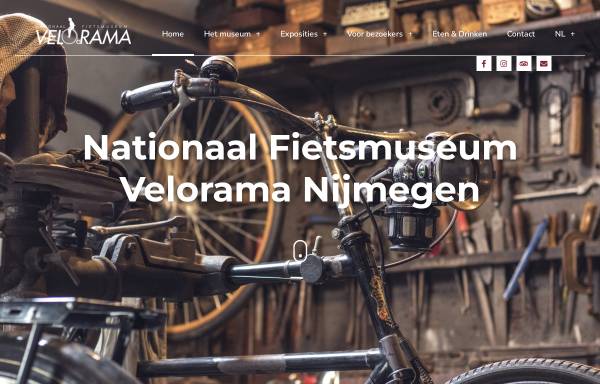 Vorschau von www.velorama.nl, Nijmwegen, Nationaal Fietsmuseum Velorama